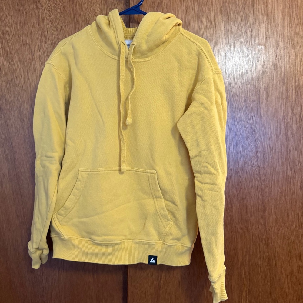 American Giant Mustard Yellow Hoodie